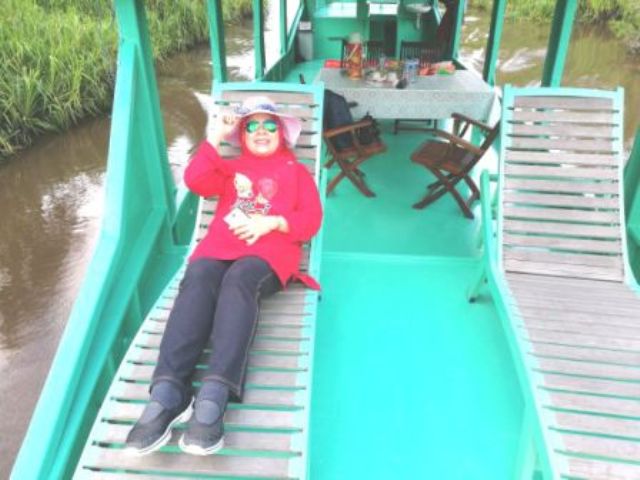 Abordando el Klotok